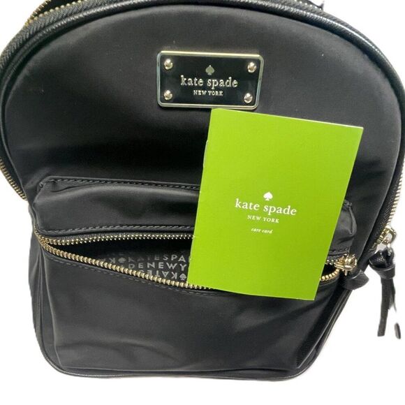 NWOT Kate Spade New York Wilson Road Small Bradley Nylon Leather Backpack - Picture 4 of 12